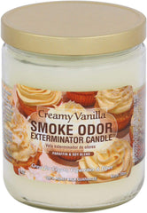 Smoke Odor Exterminator 13 oz Jar Candle Creamy Vanilla