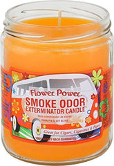 Smoke Odor Exterminator Candle Flower Power 13oz – 70 Hour Burn Time