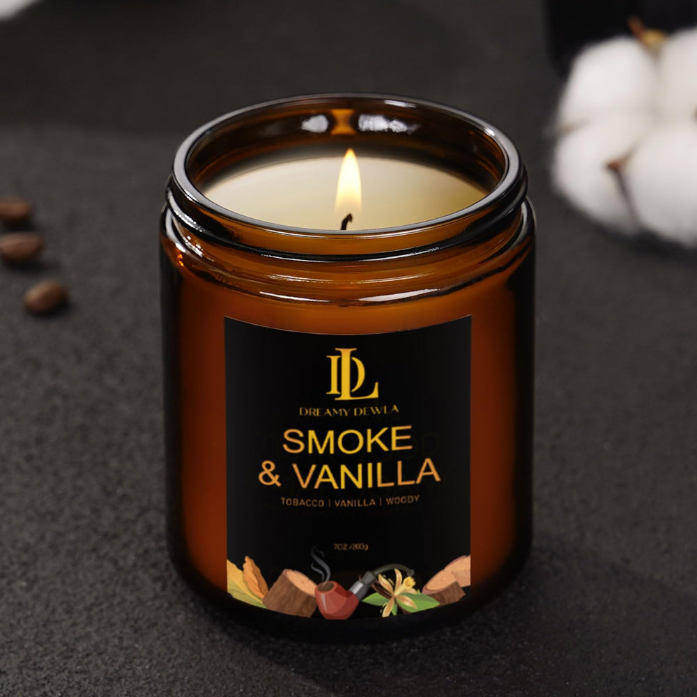 Candle burning with a long-lasting 50-hour burn time