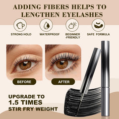 Smoke Whisper mascara worn all day with swim-proof performance