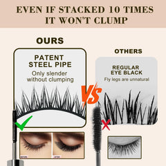 Smoke Whisper Iron Wand Mascara brushless wand shown for precise curling