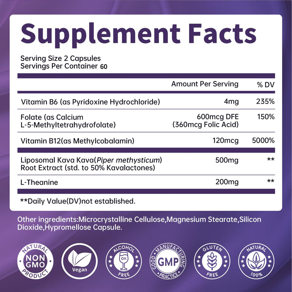 Kava capsules with smooth mouthfeel