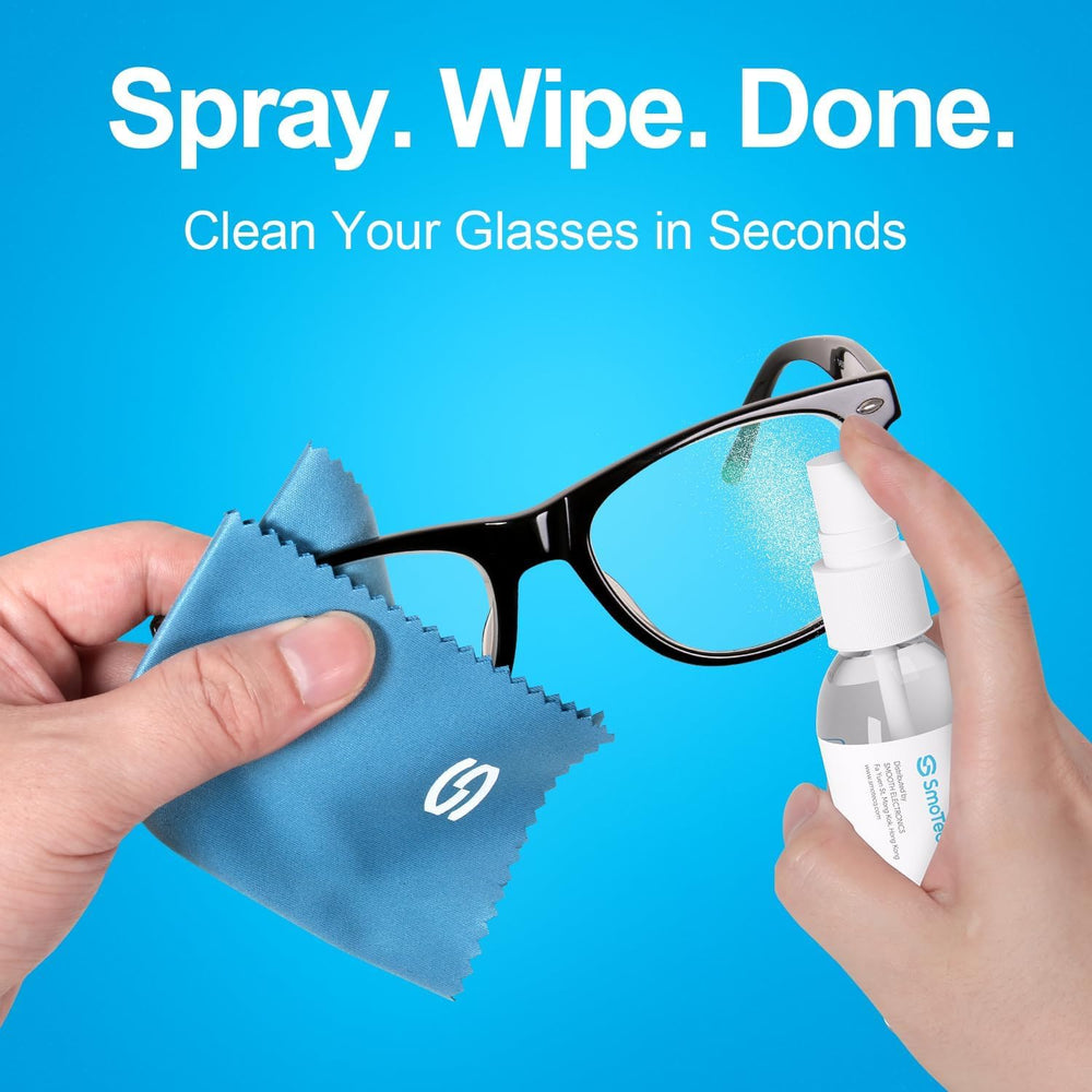 Ultra-soft microfiber cloths included in the SmoTecQ kit