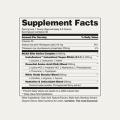 Watermelon flavor powder and bottle imagery for Snap BCAA
