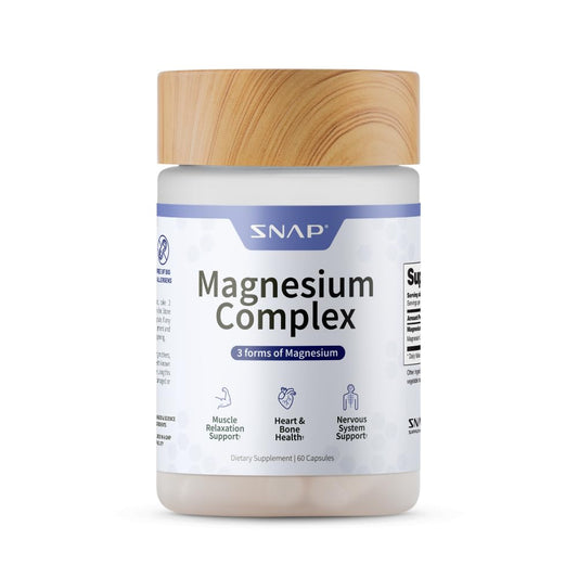 Snap Supplements 3-in-1 Magnesium Complex bottle (60 capsules)