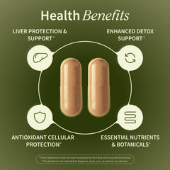 Milk thistle and artichoke extract for liver support