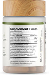 Snap Supplements Liver Health & Detox packaging and branding