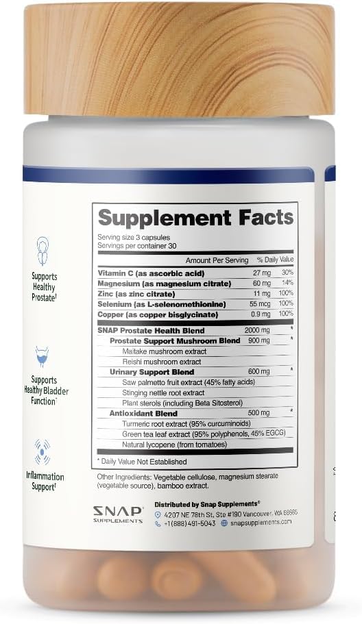 Product packaging and labeling for Snap Supplements