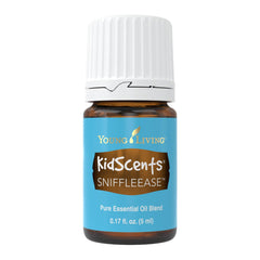 KidScents SniffleEase 5ml bottle label on white background