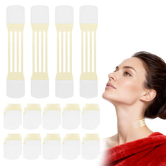 Snifflink neck lift tape closeup on skin showing seamless lift