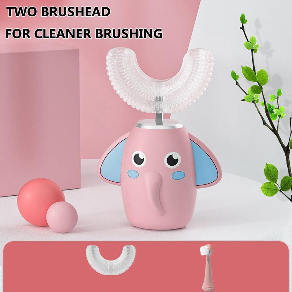 IPX7 waterproof SNOWROSE toothbrush with USB charging cable