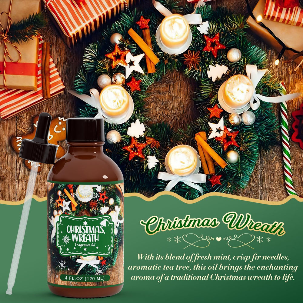 Diffuser filled with SNOWSEN Christmas Wreath fragrance oil