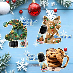 Festive Christmas wreath scent with SNOWSEN oils