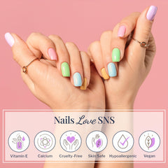 SNS Cuticle Oil botanical oils blend image highlights deep hydration for cuticles.