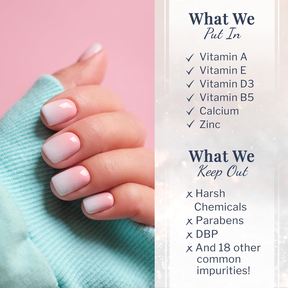 SNS Dip Base Coat health-promoting finish with nutrient-rich formula.