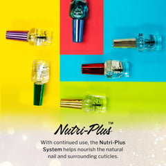 SNS SenShine Gel Top Coat nails close-up reveals a mirror-like finish.