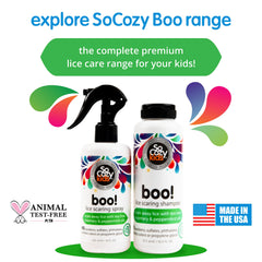 SO COZY Boo! no nasties – free from parabens, sulfates, and synthetic colors.