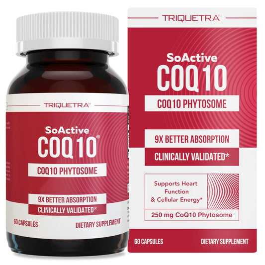 SoActive CoQ10 250 mg bottle with 60 capsules