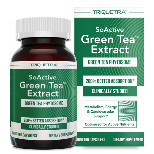 Bottle of SoActive Green Tea Extract 60 capsules