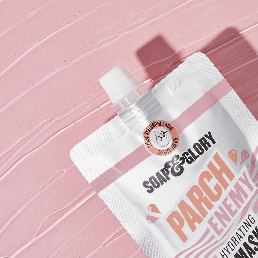 Soap & Glory Parch Enemy jelly mask texture is non-greasy and comfortable