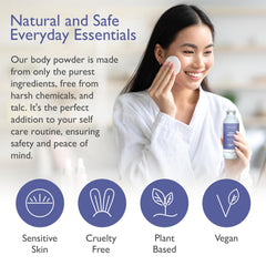 SoCal Suds & Company kaolin clay softening image conveys moisture management and smooth feel.