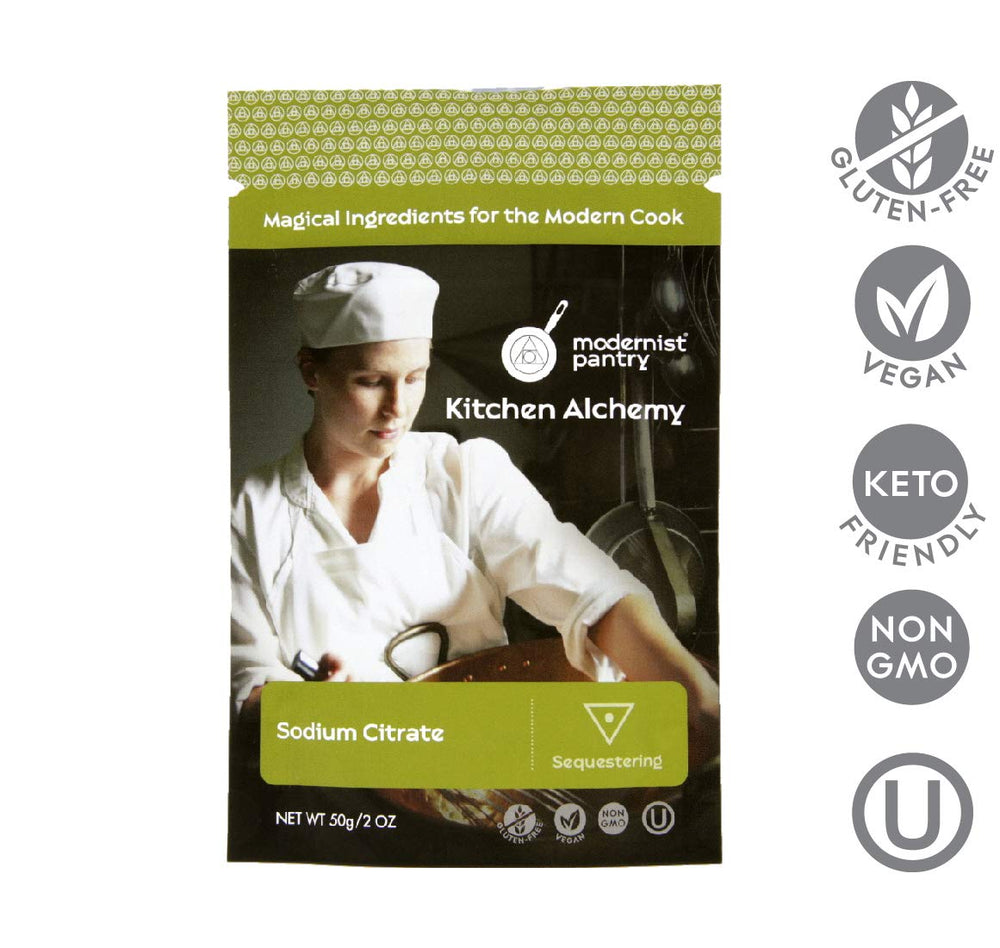 Fine white Sodium Citrate powder in 50g