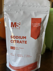 Sodium citrate used to preserve and thicken foods