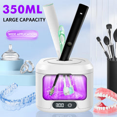Top design with large cleaning hole for long items