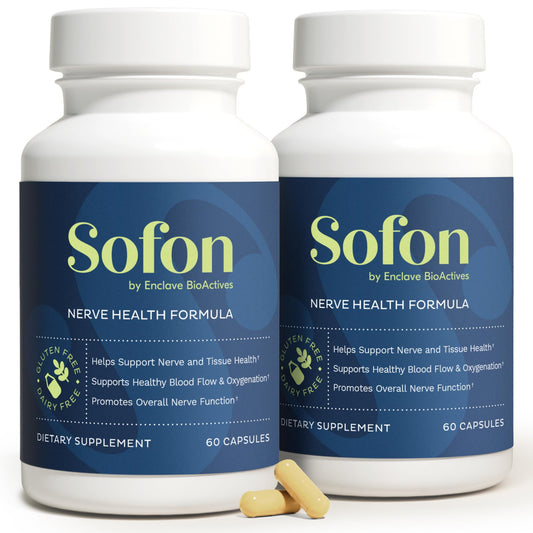 Sofon Nerve Support 2 Pack bottle front view