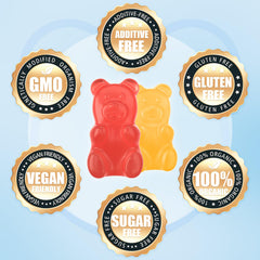 GMP certified manufacturing symbol with softbear gummies