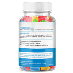 Inside packaging showing individual gummies and blister packs