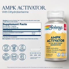 Bottle of Solaray AMPK Activator Plus Dihydroberberine