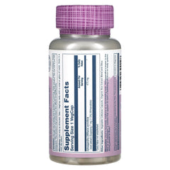 Solaray Ashwagandha 470 mg 60 VegCaps bottle back label