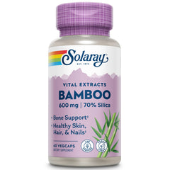 SOLARAY Bamboo Stem Extract 600mg bottle label