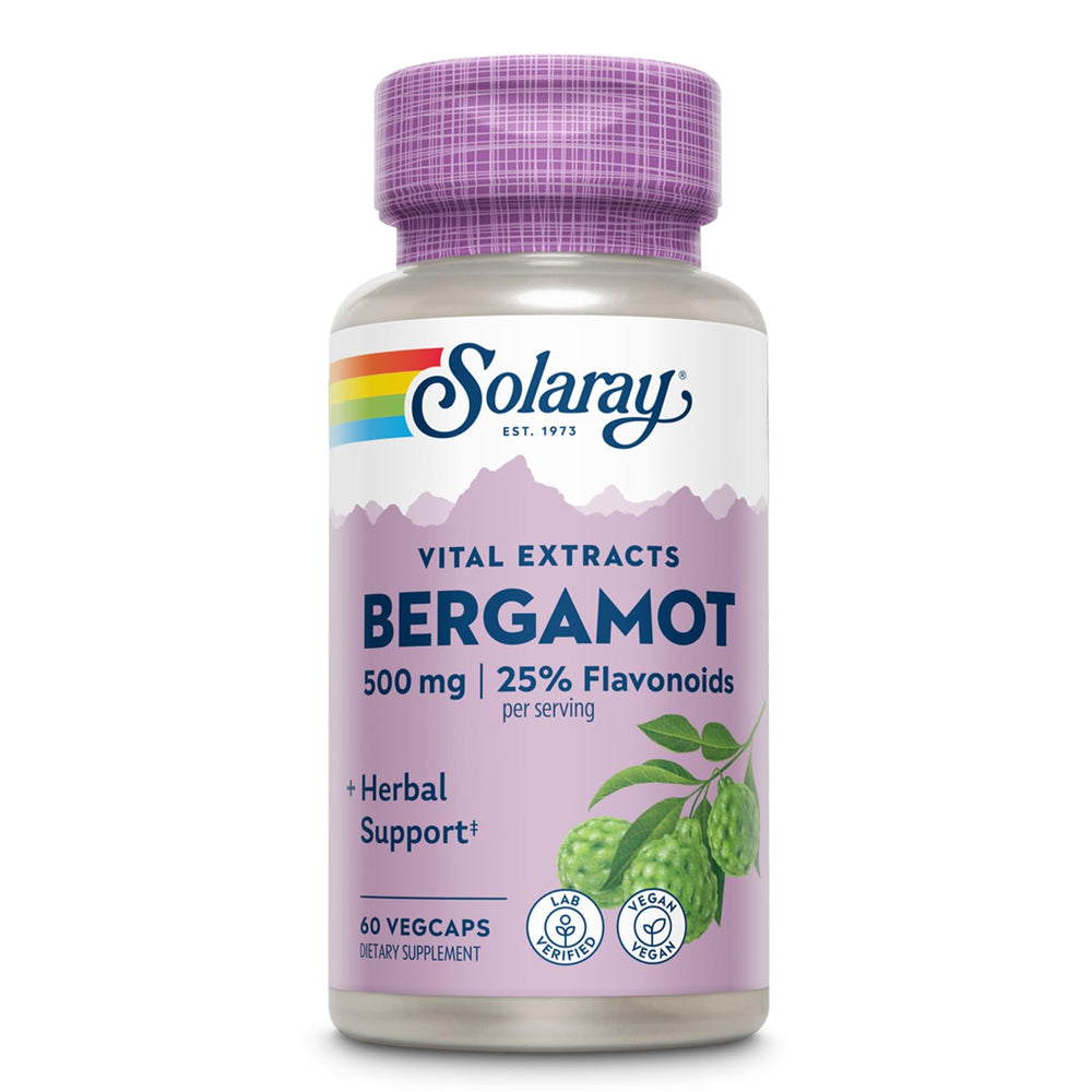 SOLARAY Bergamot 500 mg bottle