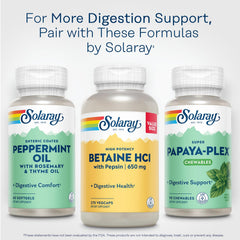 Solaray Betaine HCL with Pepsin bottle shows 60-day guarantee