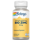 Solaray Bio Zinc 15 mg bottle front view