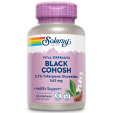 SOLARAY Black Cohosh Root & Extract 545mg bottle label
