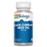 SOLARAY Black Currant Seed Oil 600 mg softgels – front view