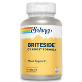 SOLARAY BriteSide 90 Vegetarian Capsules bottle with St. John’s Wort, DLPA, L-Dopa, GABA and Lithium