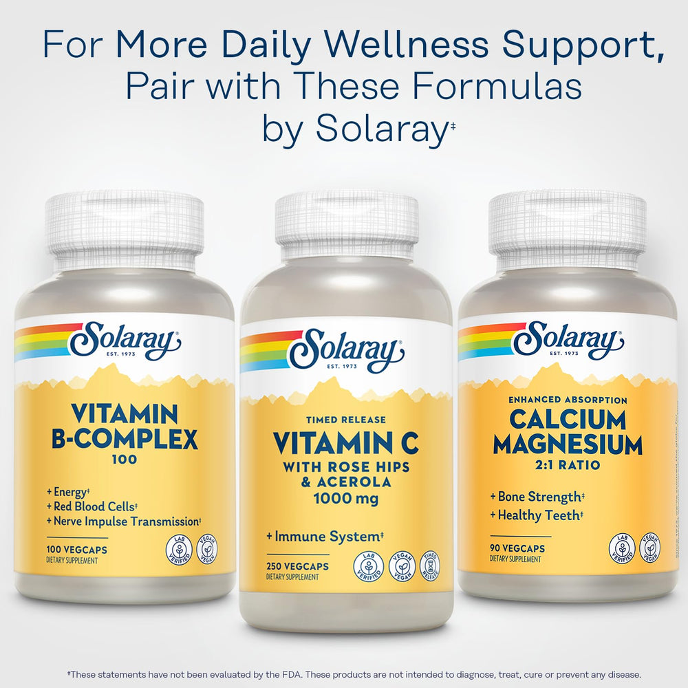 Quality testing lab and GMP-certified facility for Solaray Calcium Magnesium