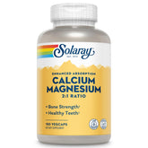 SOLARAY Calcium Magnesium bottle front view