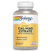 Solaray Calcium Magnesium Citrate 2:1 ratio with 1000mg calcium citrate and 500mg magnesium