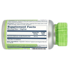 Chamomile 350 mg capsules and bottle - product shot