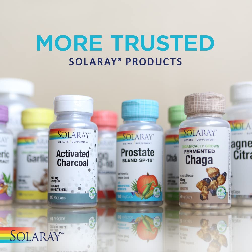 Product label with GMP certification for SOLARAY Lutein Eyes 18