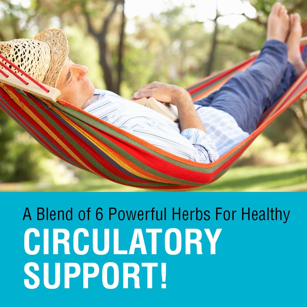 Close-up of capsules and herb blend from SOLARAY Circulation Blend SP-11B