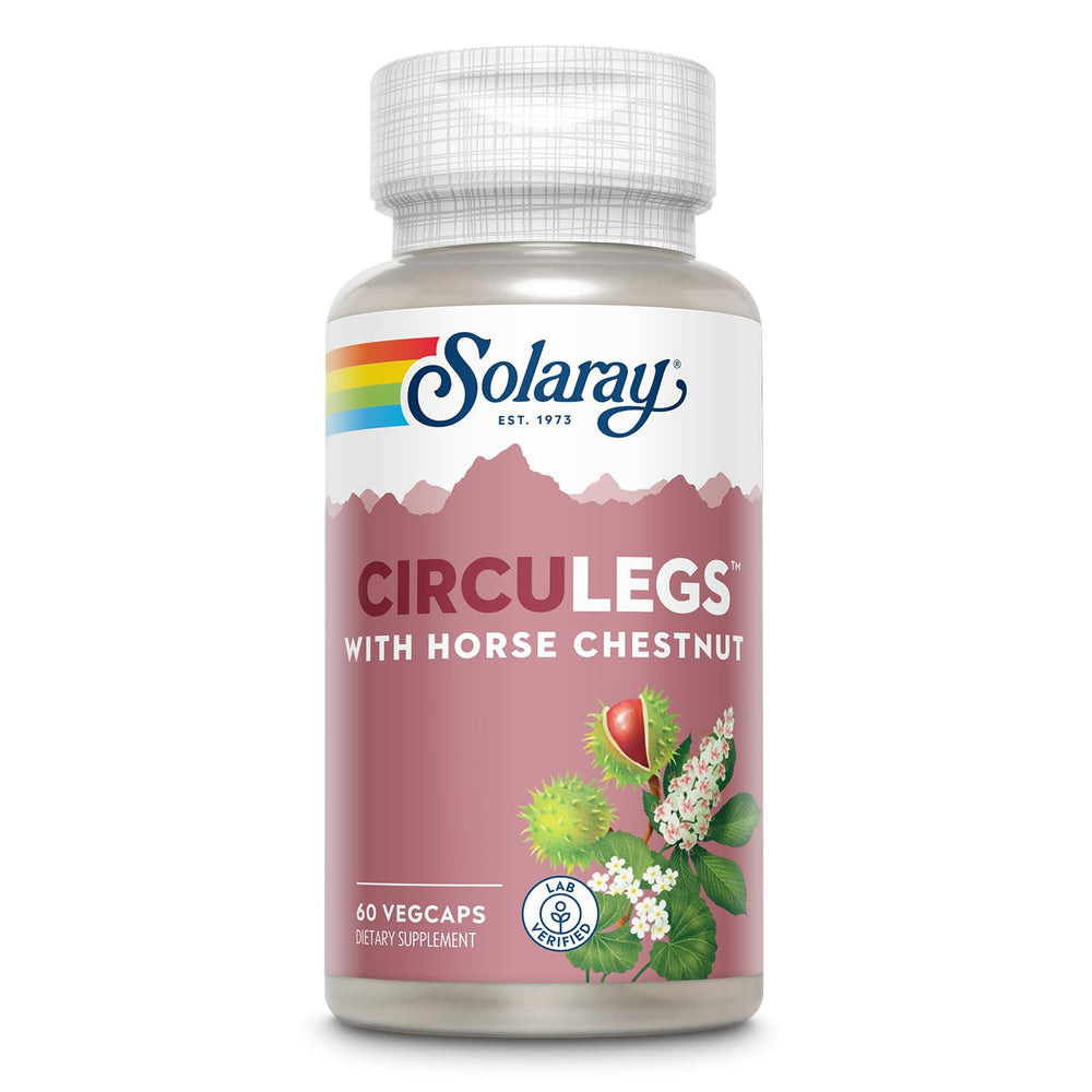 SOLARAY Circulegs bottle and product label