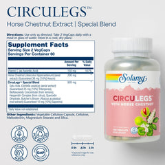 CircuLegs packaging and bottle on white background