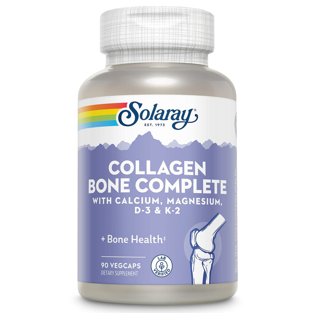 SOLARAY Collagen Bone Complete bottle on a clean background