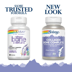 Close-up of VegCap capsules from the SOLARAY bone matrix formula